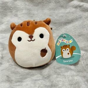Sawyer the Squirrel 5” Squishmallow NEW WITH TAGS